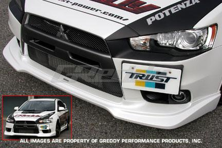 GReddy 08-16 Mitsubishi Evolution X Urethane Front Lip Spoiler