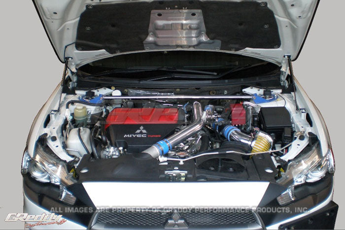 GReddy 08-15 Mitsubishi Evo X Engine Hood Lifter Kit (OEM Weight Hood)