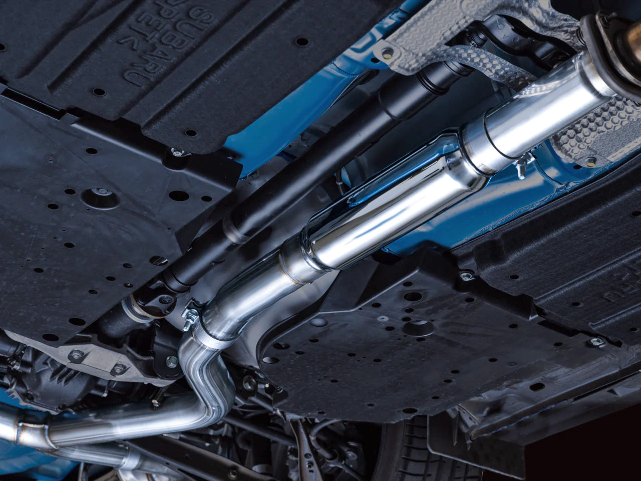 AWE Tuning 2022+ VB Subaru WRX Track Edition Exhaust - Diamond Black Tips