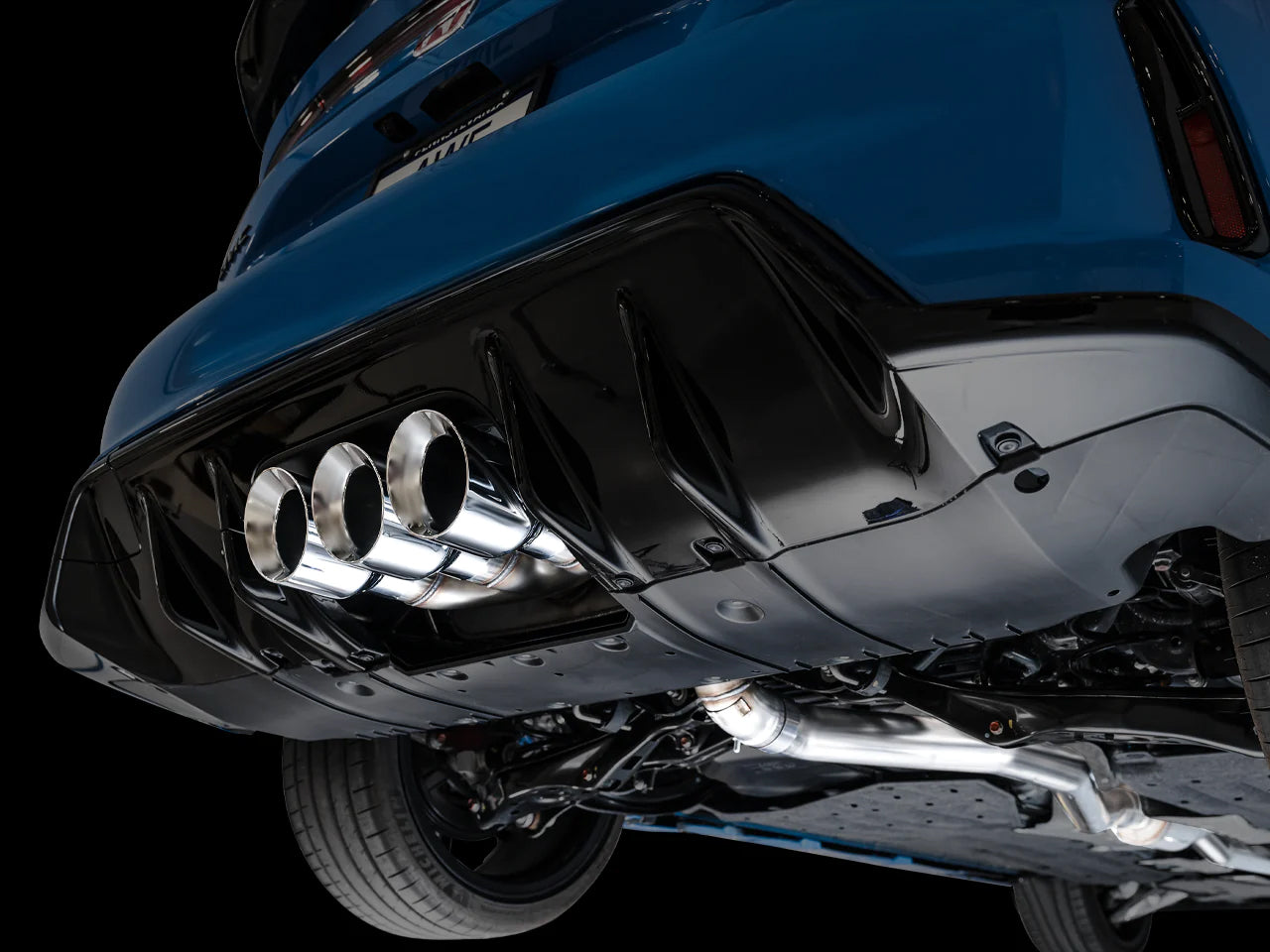 AWE Tuning 2023 Honda Civic Type R FL5 Track Edition Exhaust w/ Triple Chrome Silver Tips