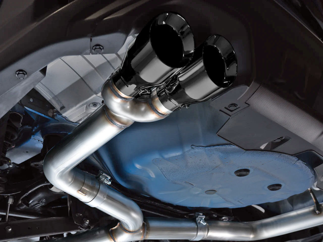 AWE Tuning 2022+ VB Subaru WRX Track Edition Exhaust - Diamond Black Tips