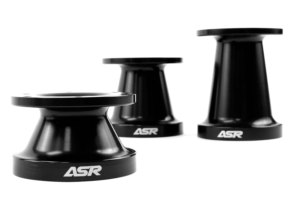 ASR Steering Wheel Hub Spacer - 3" Black