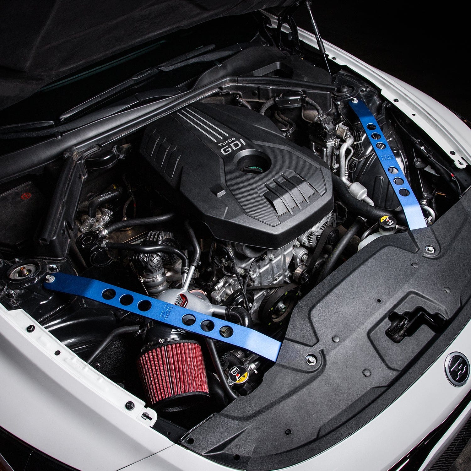 DC Sports Anodized Front Strut Braces( KIA Stinger 2.0L/3.3L)