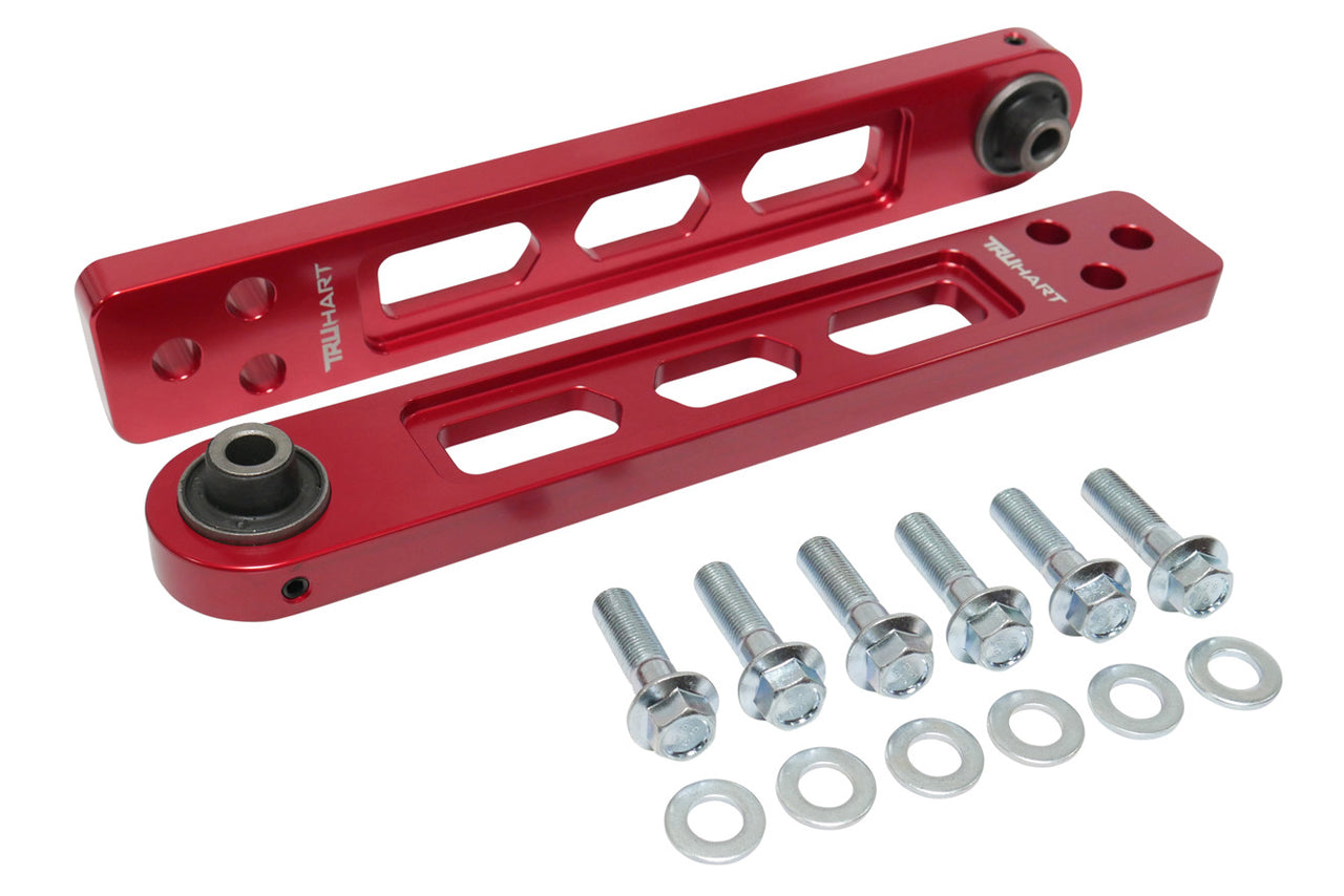 TruHart Rear Lower Control Arms - Red (01-05 Civic / EP3)