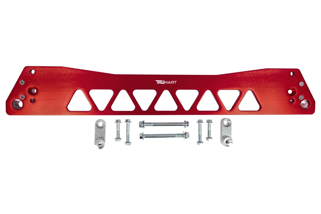 TruHart Rear Subframe Brace - Red (92-95 Civic / 94-01 Integra)