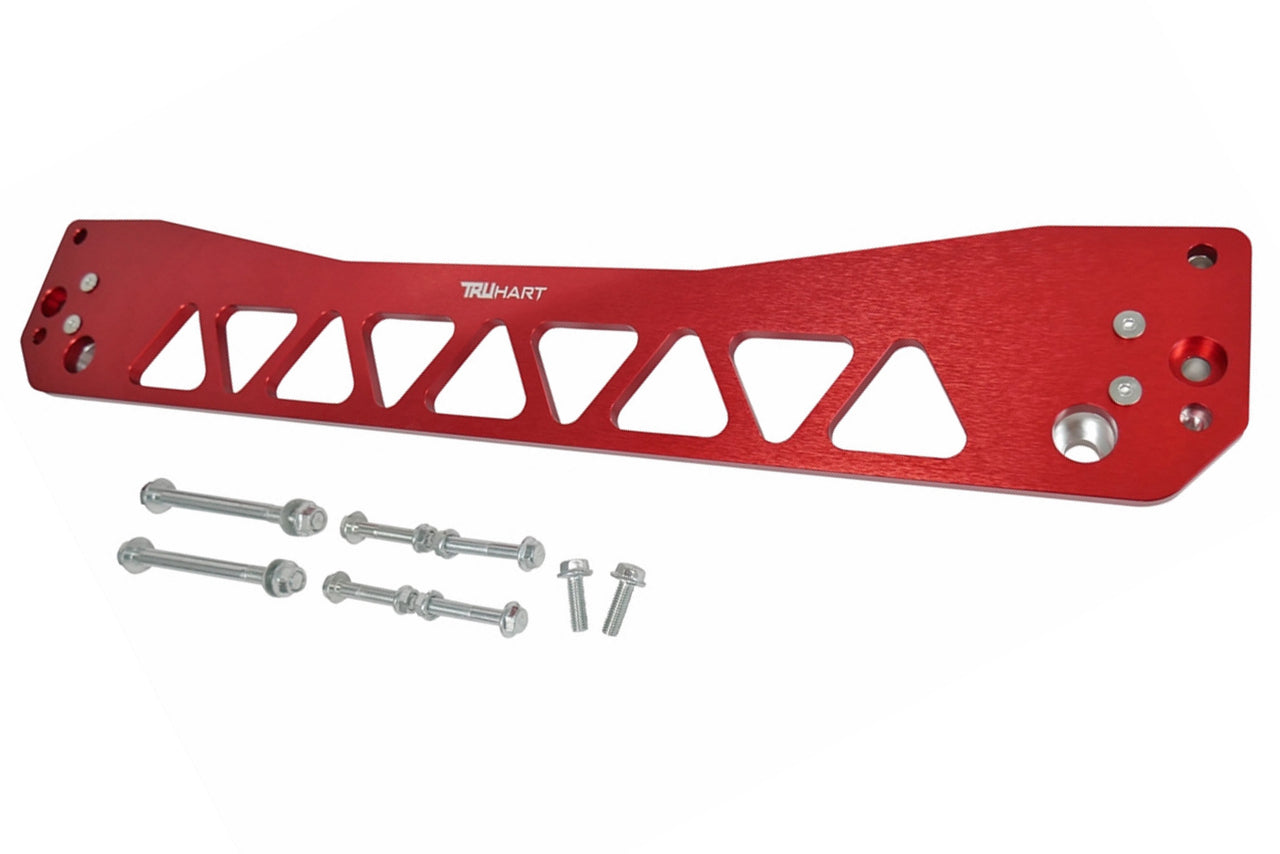 TruHart Rear Subframe Brace - Red (96-00 Honda Civic)