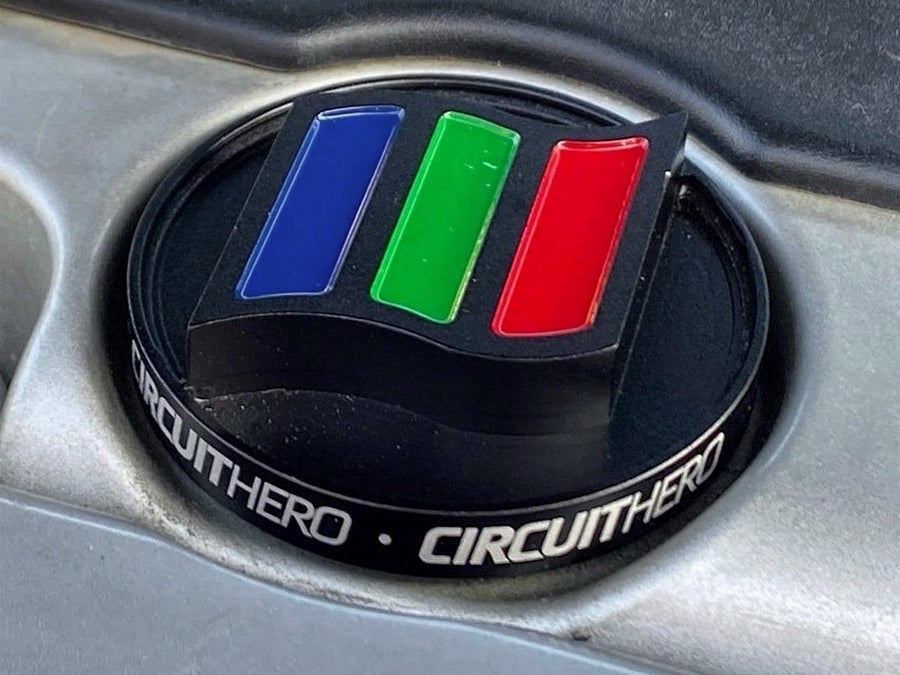 Circuit Hero Billet Oil Cap - Black (Honda/Acura)
