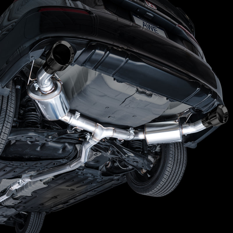 AWE Tuning 2022+ Honda Civic Si FE1 Touring Edition Catback Exhaust - Dual Diamond Black Tips