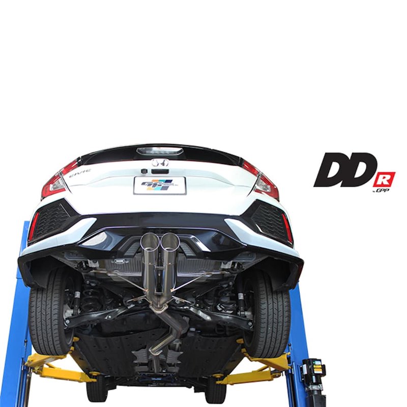 Greddy 17-21 Honda Civic Sport 5DR/Type-R DD-R Exhaust (Non-Resonated)