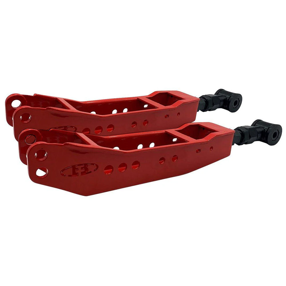 BLOX Racing Rear Lower Control Arms - Red (13-21 BRZ FR-S 86 / 08-21 WRX STI)