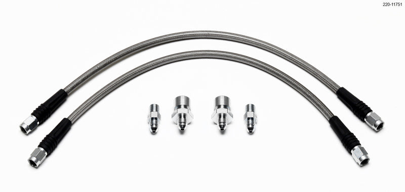 Wilwood Flexline Brake Lines - Front (95-05 Mazda Miata)