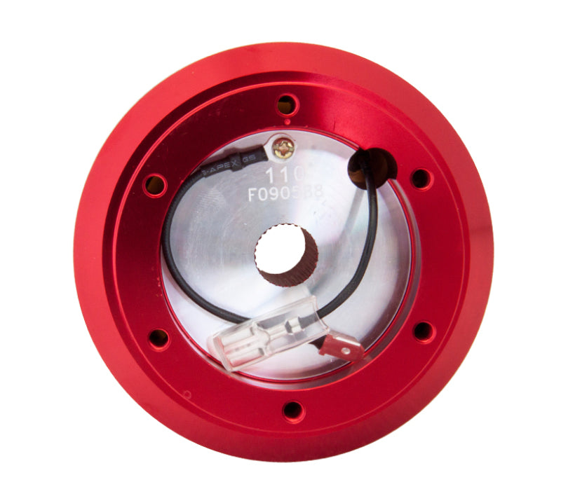 NRG Steering Wheel Short Hub Adapter - Red (Civic / Integra / Prelude / Accord)