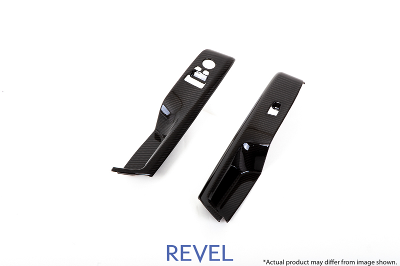 Revel GT Dry Carbon Door Switch Panel 2020 Toyota GR Supra - 2 Pieces