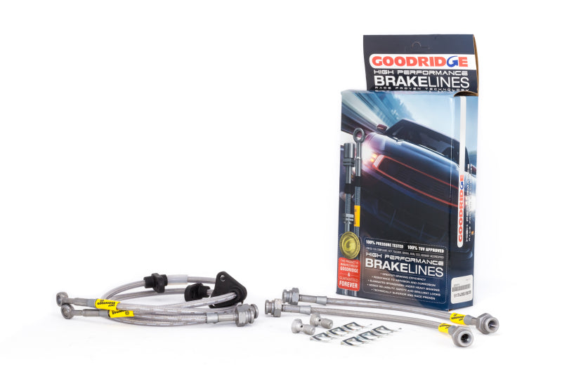 Goodridge Stainless Brake Lines (92-95 Civic / Del Sol with Rear Drum)