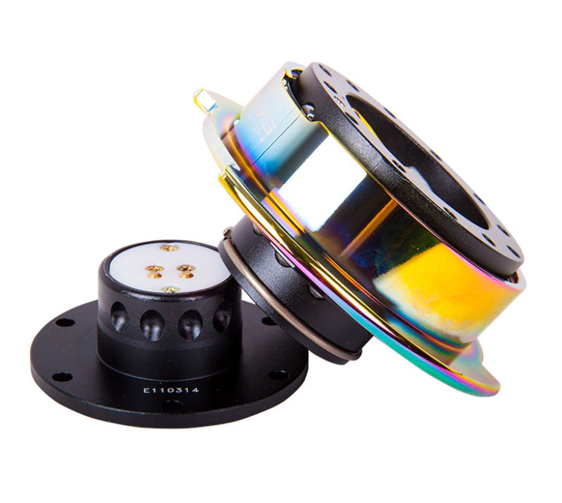 NRG Gen 2.5 Quick Release - Black Body / Neochrome Ring