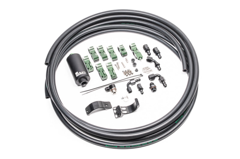 Radium Early Nissan Fuel Hanger Plumbing Kit Microglass Filter