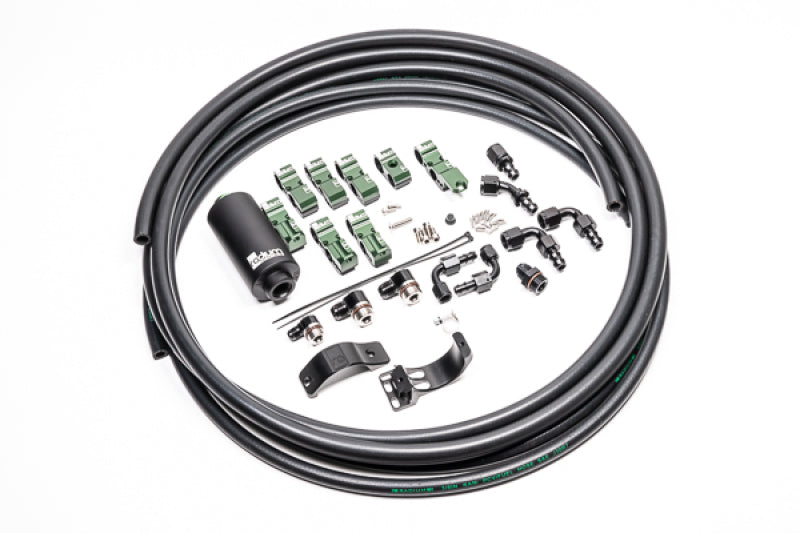 Radium Late Nissan Fuel Hanger Plumbing Kit Stainless Filter