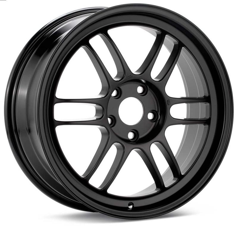 Enkei RPF1 18x9 5x112 35mm Offset 66.5mm Bore Black Wheel