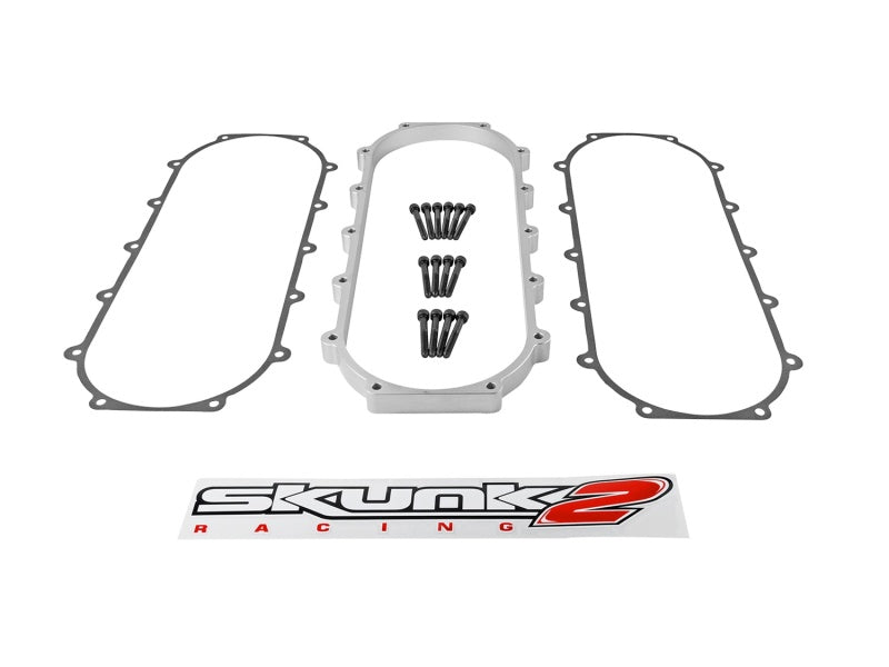 Skunk2 Ultra Race Intake Manifold Spacer - Silver 1 Liter (Honda / Acura)