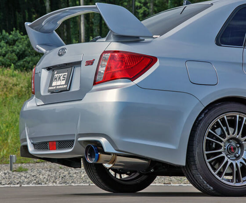 HKS Hi-Power Exhaust Single Exit 11-14 Subaru WRX STI SEDAN