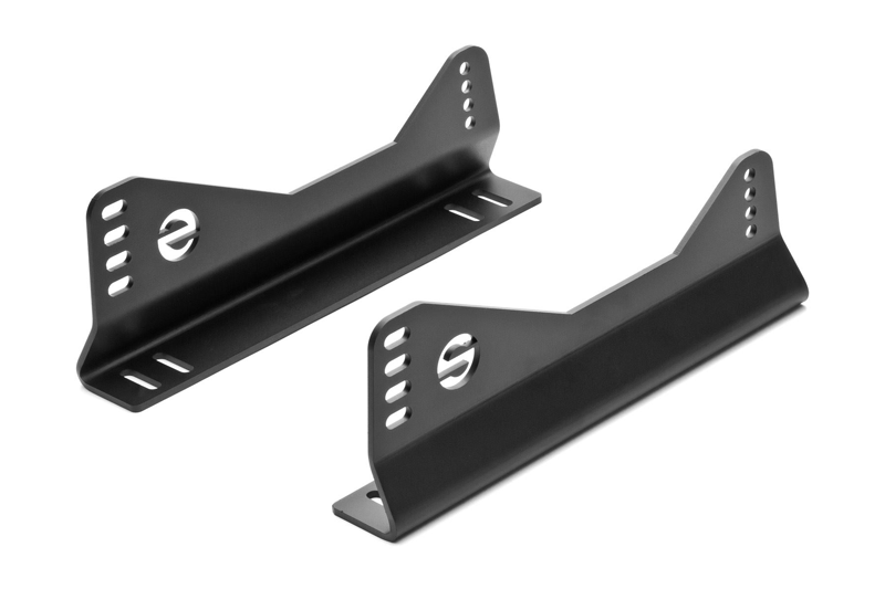 Sparco Seat Side Mount Brackets - Aluminum Black