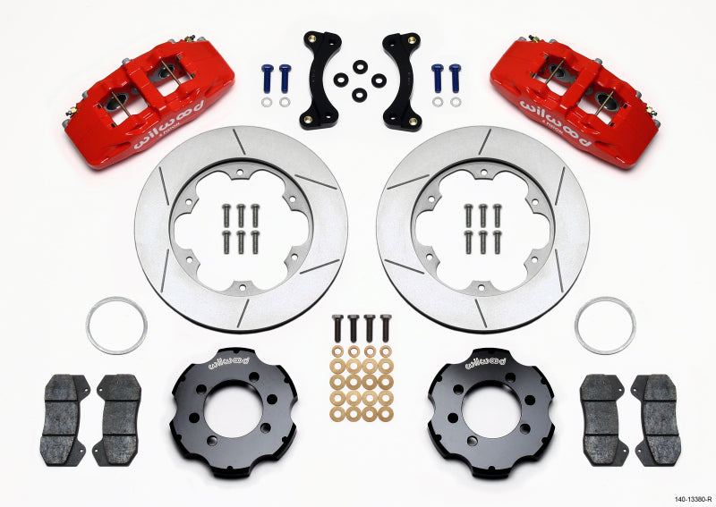 Wilwood Dynapro 6 Big Brake Kit - Front Red (95-05 Miata 11in GT Rotors)