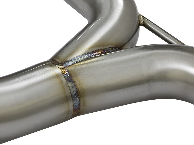 aFe POWER Takeda 16-17 Honda Civic I4-1.5L (t) 2.5-2.25in Dual-Exit Exhaust Blue Tips