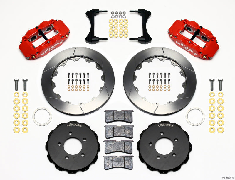 Wilwood Narrow Superlite 6R Big Brake Kit - Front Red (06-15 Civic / CRZ 12.88in Rotors)