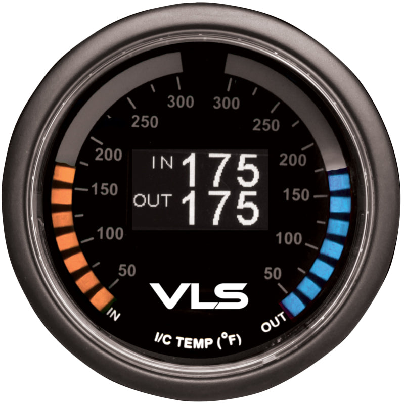 Revel VLS 52mm 50-300 Deg F Dual Intercooler Temperature Gauge