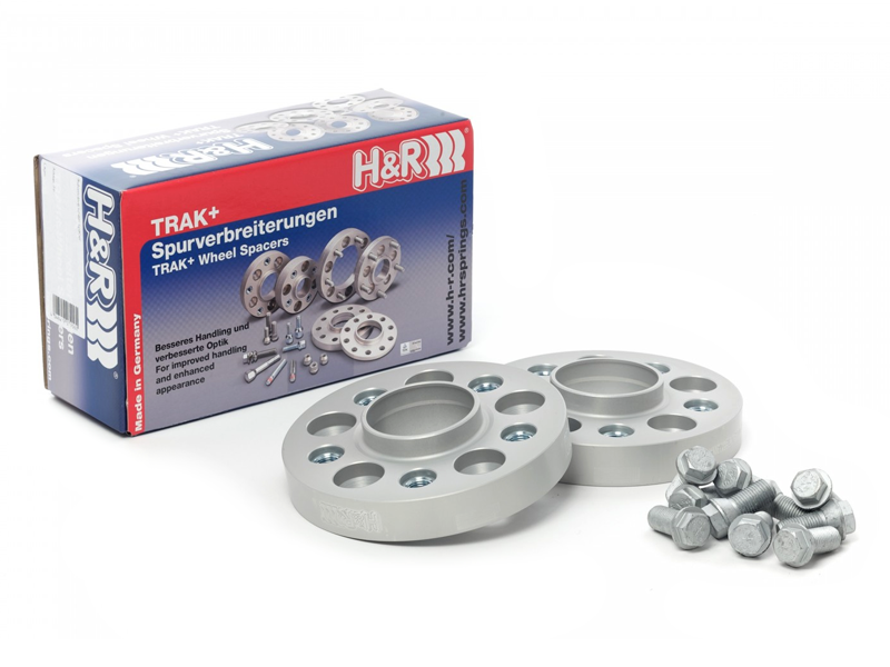 H&R Trak+ 25mm DRA Wheel Spacers (5/112 - 66.5 CB - 14x1.5)