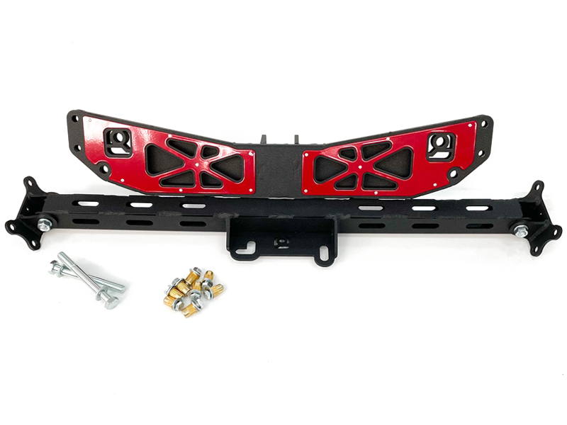 Innovative AWD Rear Diff Mount Kit - Black/Red (96-00 Honda Civic)