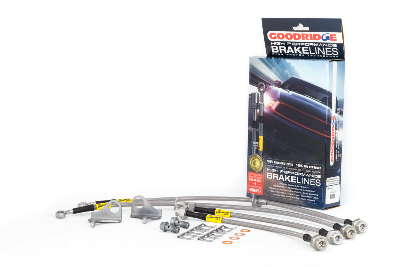 Goodridge Stainless Brake Lines (09-13 Honda Fit Base/Sport)