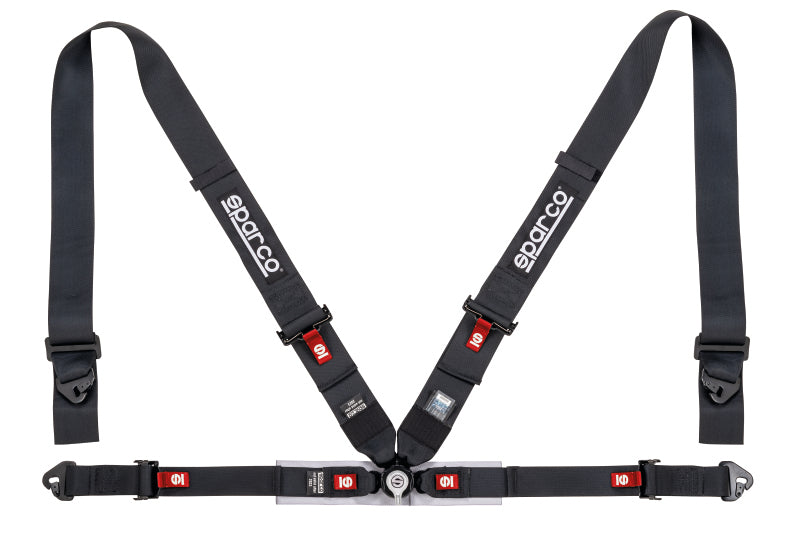 Sparco Harness 4Pt 3in/2in Black