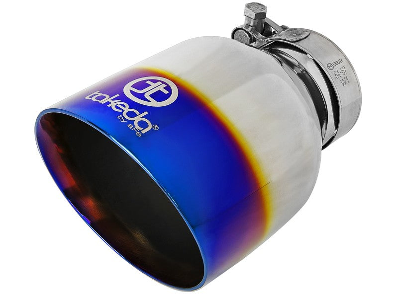 aFe POWER Takeda 2021 Toyota Supra 2.0L (t) 2.5in-3in Exhaust w/ Blue Tips