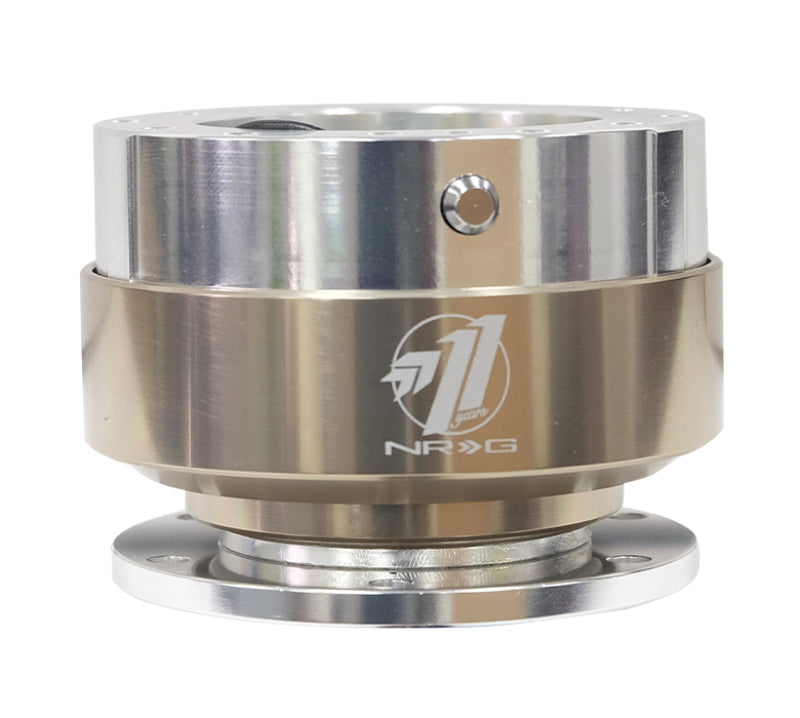 NRG Gen 1.5 Quick Release - Silver Body / Titanium Chrome Ring