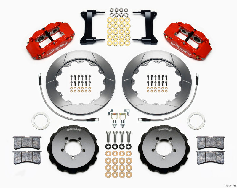 Wilwood Narrow Superlite 6R Big Brake Kit - Front Red (12+ BRZ/FR-S/86 12.88 Rotors w/ Lines)