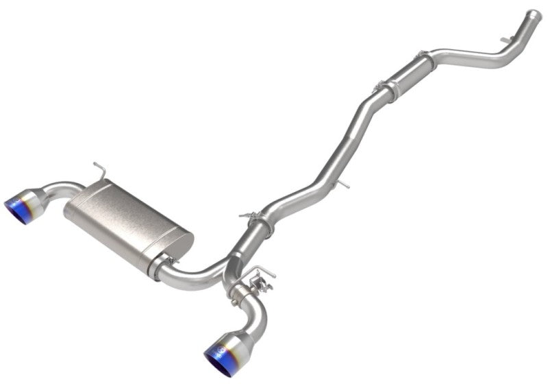 aFe POWER Takeda 2021 Toyota Supra 2.0L (t) 2.5in-3in Exhaust w/ Blue Tips