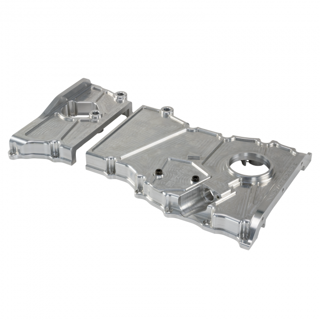Skunk2 Timing Chain Cover V2 - Raw Anodized (Honda/Acura K24)