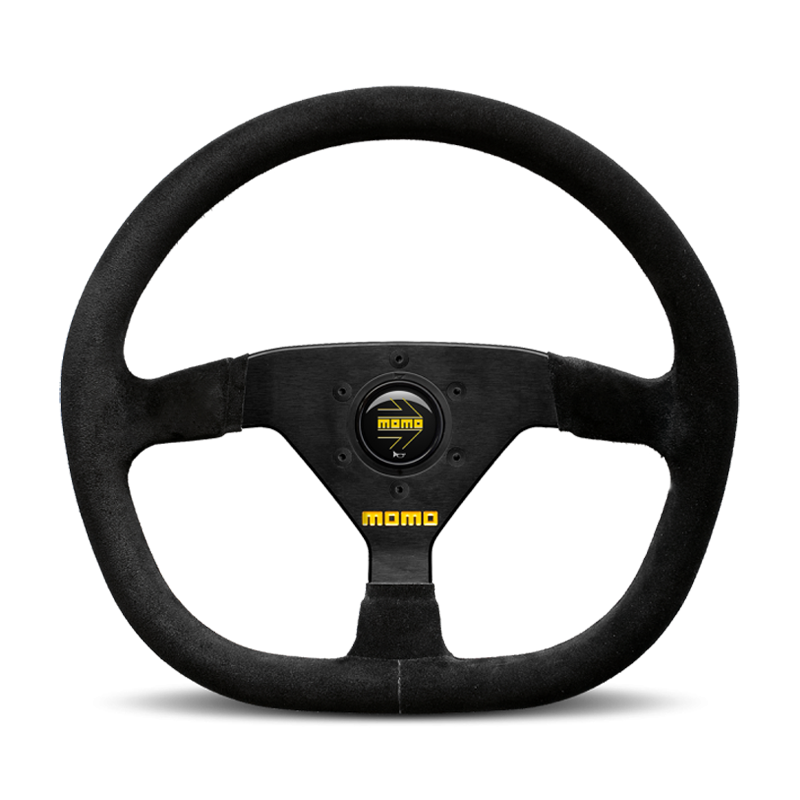 Momo MOD. 88 Steering Wheel - 320mm (Black Suede / Black Stitching)