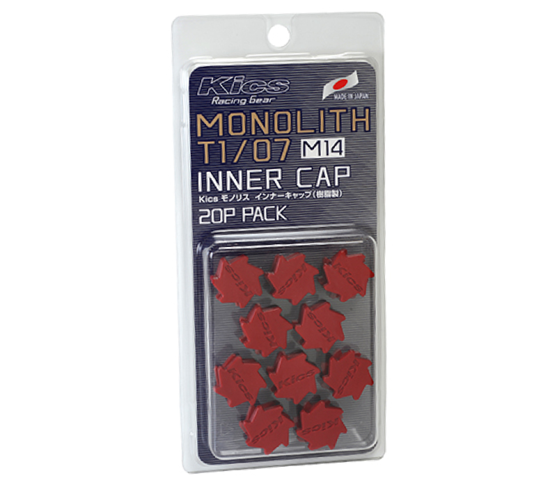 Project Kics Monolith Cap - M14 Red (20 Pcs Set)