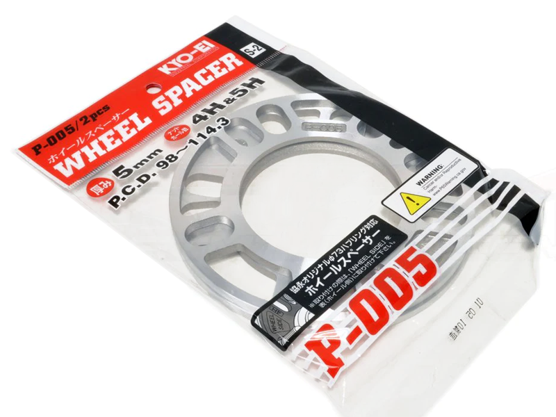Project Kics Universal Wheel Spacers - 5mm (2 Pack)