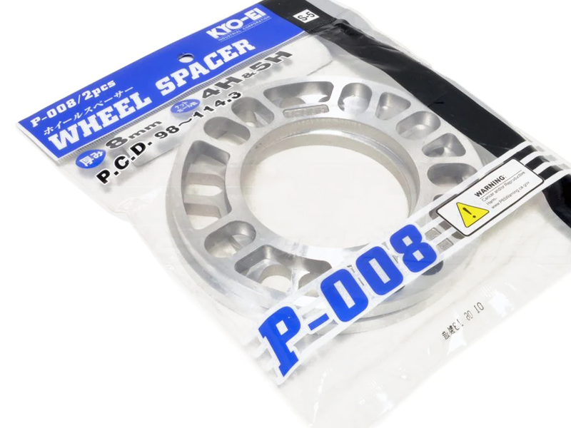 Project Kics Universal Wheel Spacers - 8mm (2 Pack)