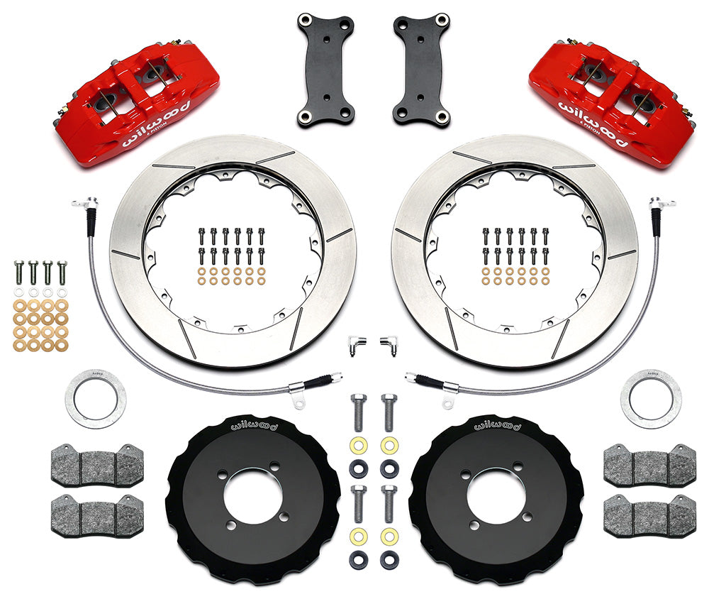 Wilwood Dynapro 6 Big Brake Kit - Front Red (16-Up Mazda MX5 12.88in Rotors w/ Lines)