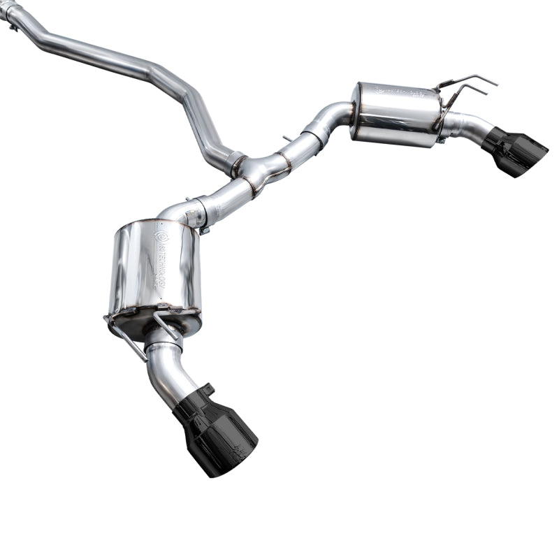 AWE Tuning 2022+ Honda Civic Si FE1 Touring Edition Catback Exhaust - Dual Diamond Black Tips