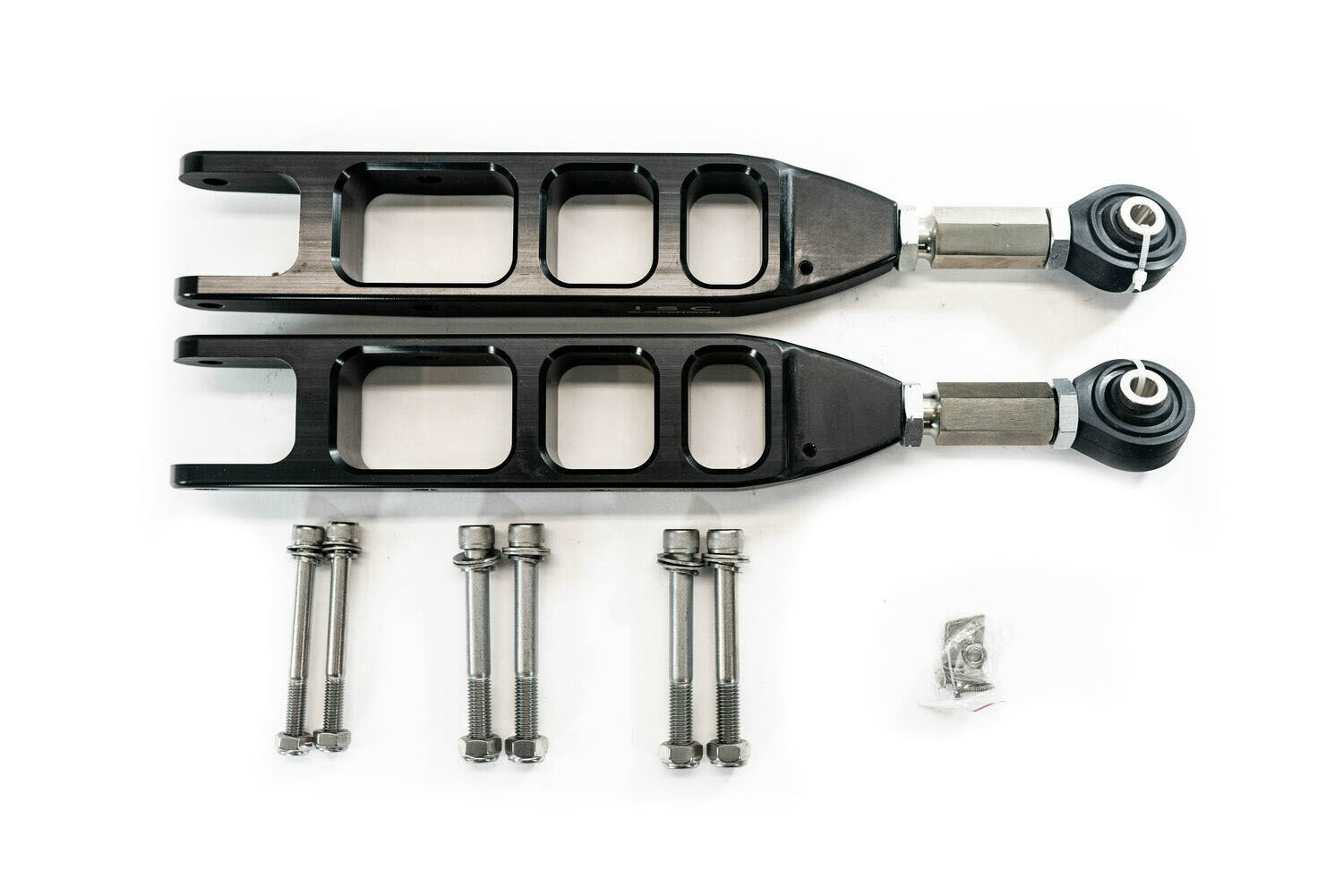 ISC Suspension V3 Rear Control Arms - Black (08-21 WRX / STI & 13-20 BRZ / FR-S)