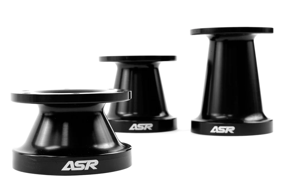 ASR Steering Wheel Hub Spacer - 2" Black