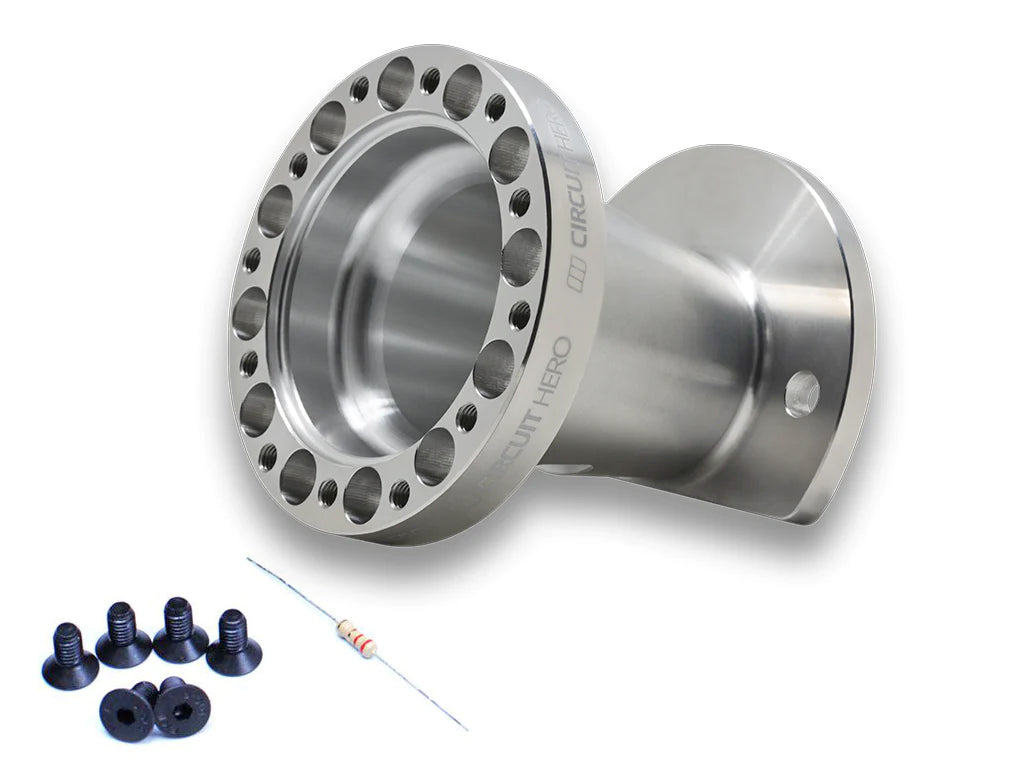 Circuit Hero Steering Wheel Hub - Silver (96-05 Civic / RSX / S2000 / Prelude)