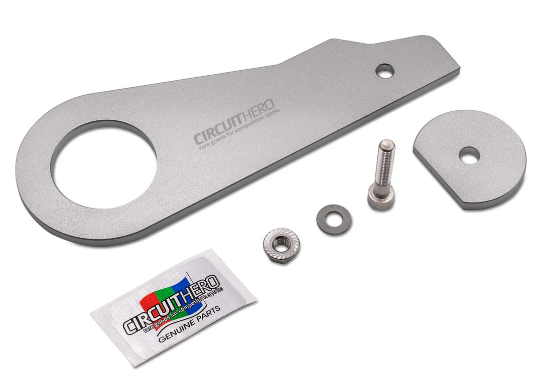 Circuit Hero Rear Tow Hook - Silver (Honda Civic / Acura Integra)