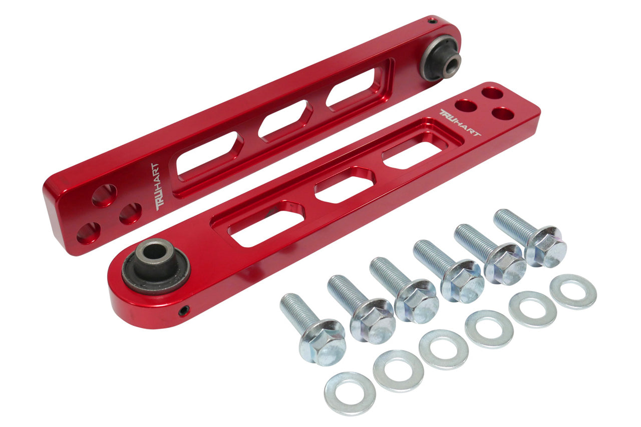 TruHart Rear Lower Control Arms - Red (02-06 Acura RSX)