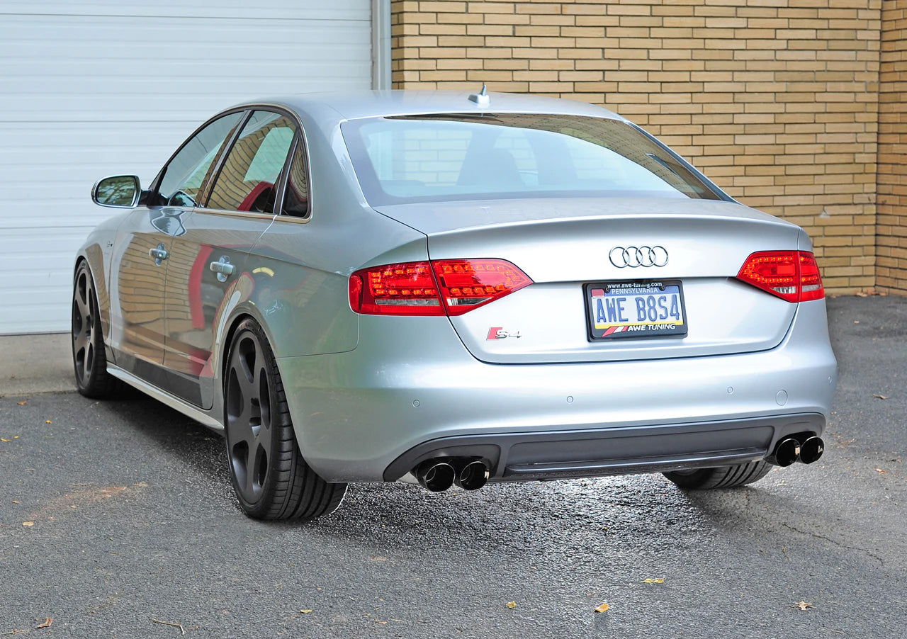 AWE Tuning Audi B8.5 S4 3.0T Touring Edition Exhaust System - Diamond Black Tips (102mm)